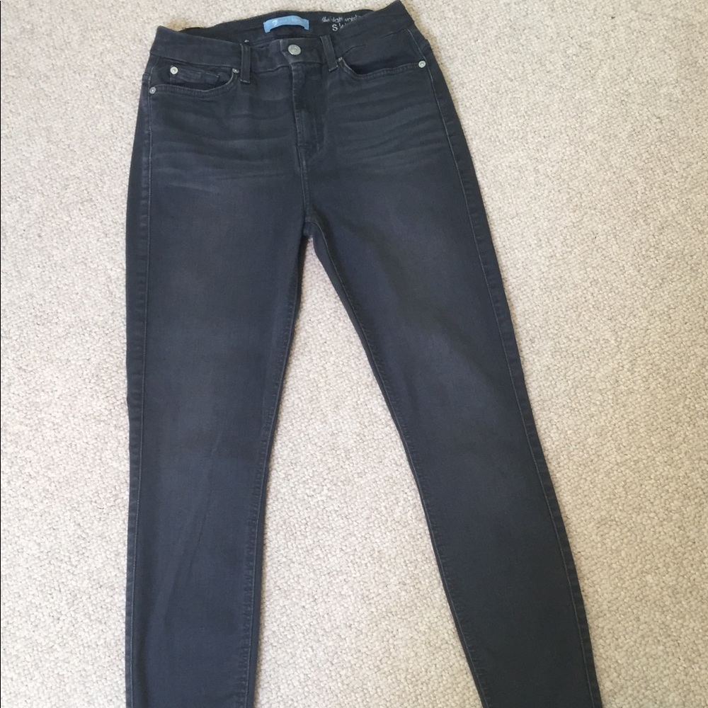 7 For all Mankind , gray skinny Jeans